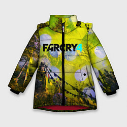 Куртка зимняя для девочки FARCRY4, цвет: 3D-красный