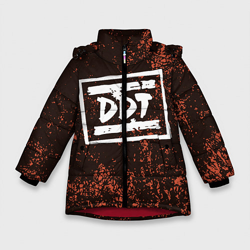 Зимняя куртка для девочки ДДТ Z / 3D-Красный – фото 1