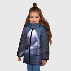 Куртка зимняя для девочки DARLING IN THE FRANXX, цвет: 3D-светло-серый — фото 2