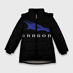 Куртка зимняя для девочки Crew Dragon, цвет: 3D-светло-серый