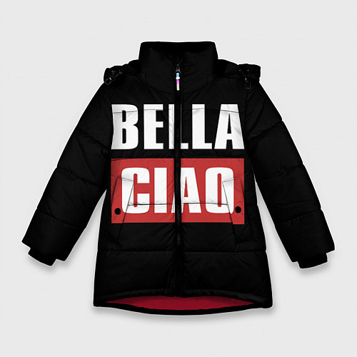 Зимняя куртка для девочки Bella Ciao / 3D-Красный – фото 1