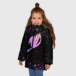 Куртка зимняя для девочки Fairy Tail, цвет: 3D-красный — фото 2