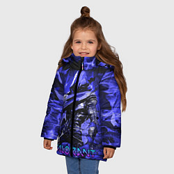 Куртка зимняя для девочки VALORANT OMEN, цвет: 3D-черный — фото 2