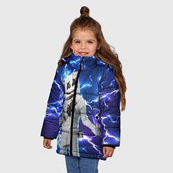 Куртка зимняя для девочки FORTNITE x MARSHMELLO, цвет: 3D-черный — фото 2
