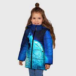 Куртка зимняя для девочки ВОЛЧИЙ ВОЙ D, цвет: 3D-черный — фото 2