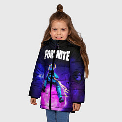 Куртка зимняя для девочки FORTNITE ASTROJACK, цвет: 3D-красный — фото 2