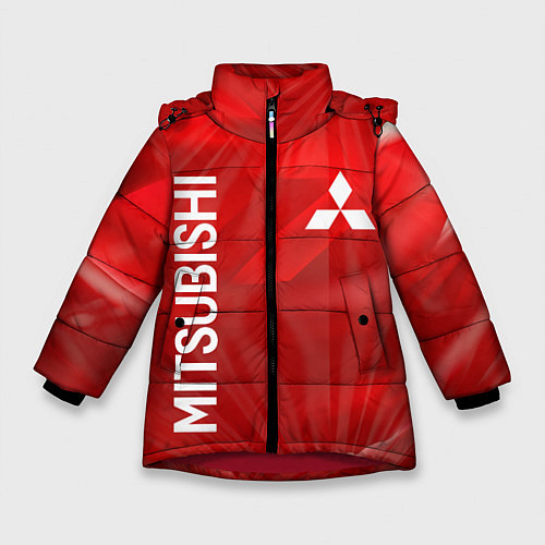 Зимняя куртка для девочки MITSUBISHI / 3D-Красный – фото 1