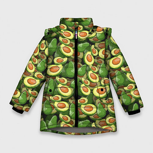 Зимняя куртка для девочки Avocado / 3D-Светло-серый – фото 1