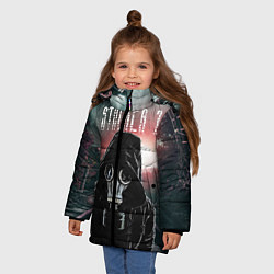 Куртка зимняя для девочки Stalker 2 Зона, цвет: 3D-красный — фото 2