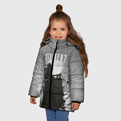 Куртка зимняя для девочки STALKER 2, цвет: 3D-красный — фото 2