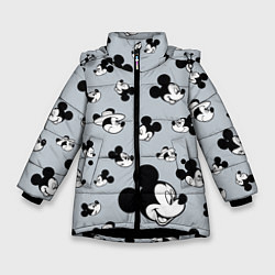 Куртка зимняя для девочки Микки Маус цвета 3D-черный — фото 1