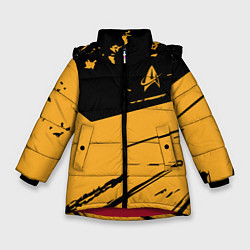 Куртка зимняя для девочки Star Trek, цвет: 3D-красный