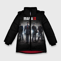 Куртка зимняя для девочки Mafia, цвет: 3D-красный