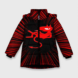 Куртка зимняя для девочки Disenchantment, цвет: 3D-черный