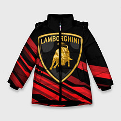 Зимняя куртка для девочки Lamborghini
