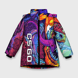 Зимняя куртка для девочки CS GO