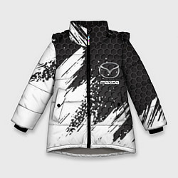 Куртка зимняя для девочки MAZDA, цвет: 3D-светло-серый