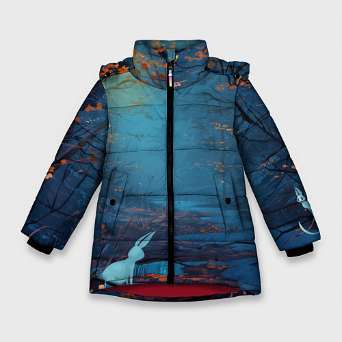 Зимняя куртка для девочки Forest / 3D-Красный – фото 1