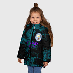 Куртка зимняя для девочки Manchester City МанСити, цвет: 3D-красный — фото 2