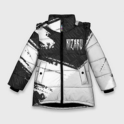Куртка зимняя для девочки KIZARU КИЗАРУ, цвет: 3D-черный
