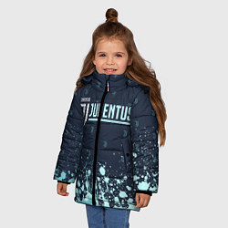 Куртка зимняя для девочки JUVENTUS ЮВЕНТУС, цвет: 3D-черный — фото 2