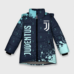 Куртка зимняя для девочки JUVENTUS ЮВЕНТУС, цвет: 3D-светло-серый