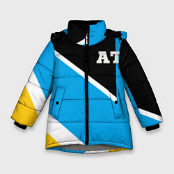 Зимняя куртка для девочки Athletic team blue