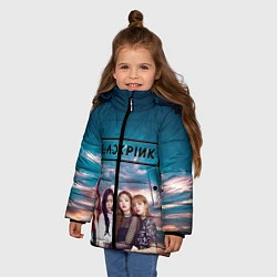 Куртка зимняя для девочки BlackPink, цвет: 3D-черный — фото 2