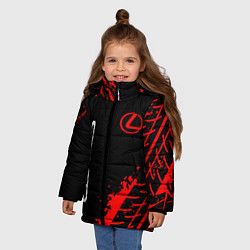 Куртка зимняя для девочки LEXUS ЛЕКСУС, цвет: 3D-светло-серый — фото 2