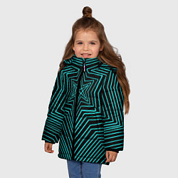 Куртка зимняя для девочки BRING ME THE HORIZON, цвет: 3D-черный — фото 2