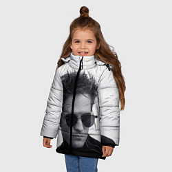 Куртка зимняя для девочки ROBERT PATTINSON, цвет: 3D-черный — фото 2