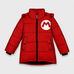 Куртка зимняя для девочки МАРИО, цвет: 3D-черный