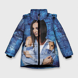 Куртка зимняя для девочки Olga Buzova, цвет: 3D-черный