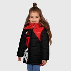 Куртка зимняя для девочки Iam Fighter Z, цвет: 3D-черный — фото 2