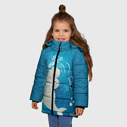 Куртка зимняя для девочки Just Dial It In, цвет: 3D-черный — фото 2