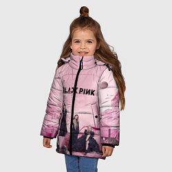 Куртка зимняя для девочки BLACKPINK x PUBG, цвет: 3D-черный — фото 2