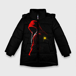 Куртка зимняя для девочки RED MAN, цвет: 3D-черный
