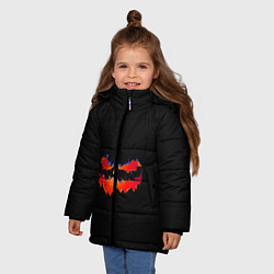 Куртка зимняя для девочки HALLOWEEN, цвет: 3D-черный — фото 2