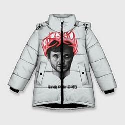 Куртка зимняя для девочки Hannibal, цвет: 3D-черный