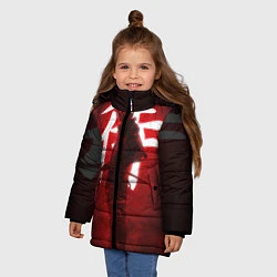 Куртка зимняя для девочки NEON SAMURAI, цвет: 3D-светло-серый — фото 2