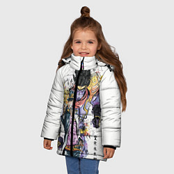 Куртка зимняя для девочки JOJO, цвет: 3D-черный — фото 2