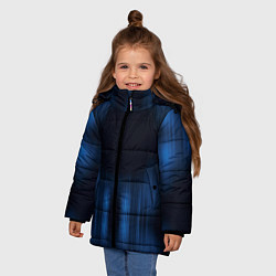 Куртка зимняя для девочки НЕОНОВЫЙ ДОЖДЬ, цвет: 3D-черный — фото 2
