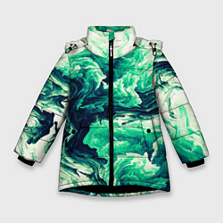 Куртка зимняя для девочки GudiREM, цвет: 3D-черный