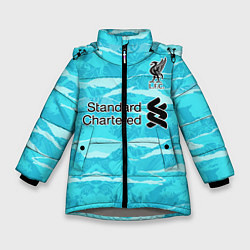 Куртка зимняя для девочки LIVERPOOL выездная сезон 2021, цвет: 3D-светло-серый