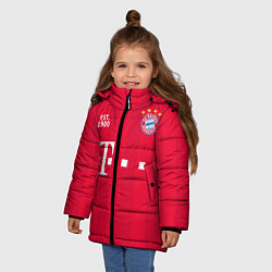 Куртка зимняя для девочки BAYERN 2021 - ДОМАШНЯЯ, цвет: 3D-красный — фото 2