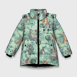 Зимняя куртка для девочки Jungle Book pattern