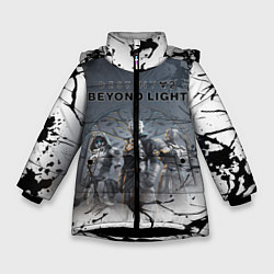 Куртка зимняя для девочки Destiny 2: Beyond Light, цвет: 3D-черный