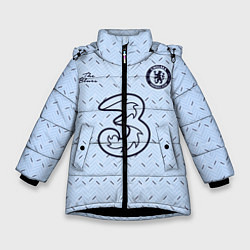 Куртка зимняя для девочки CHELSEA выездная сезон 2021, цвет: 3D-черный