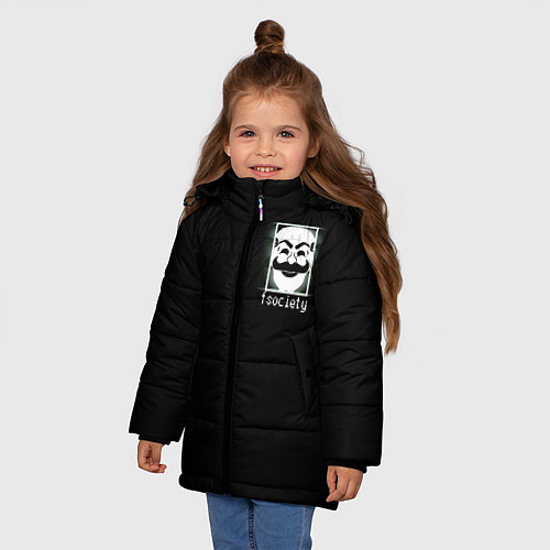 Зимняя куртка для девочки MP ROBOT / 3D-Светло-серый – фото 3
