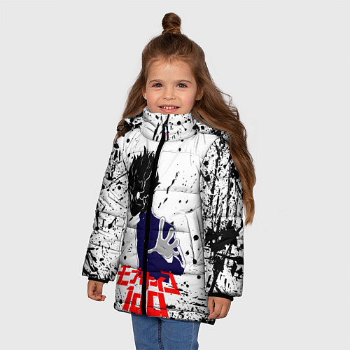 Зимняя куртка для девочки 100% Z / 3D-Светло-серый – фото 3